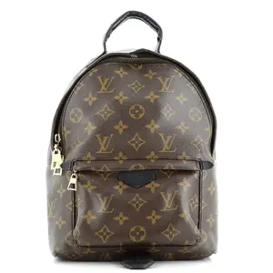 Pre-owned Louis Vuitton Canvas Coated Backpacks Palm Springs Backpack Monogram Canvas PM by Rebag