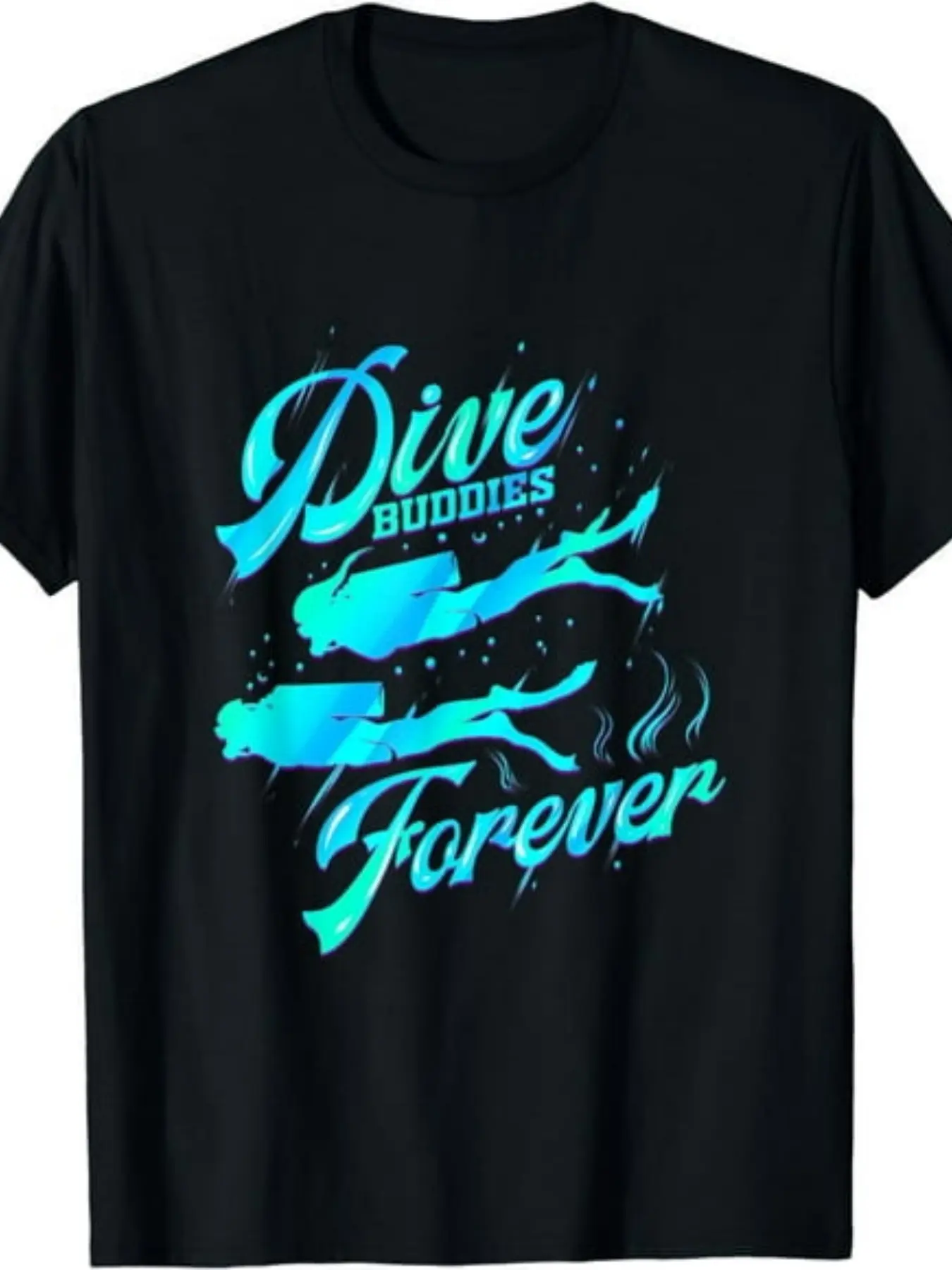 Dive Buddy for Diver _ Deep Sea Underwater T-Shirt unisex soft cotton short sleeve t shirt, vintage graphic casual tee for men women teens, perfect birthday holiday gift for camping travel gym daily street  wear