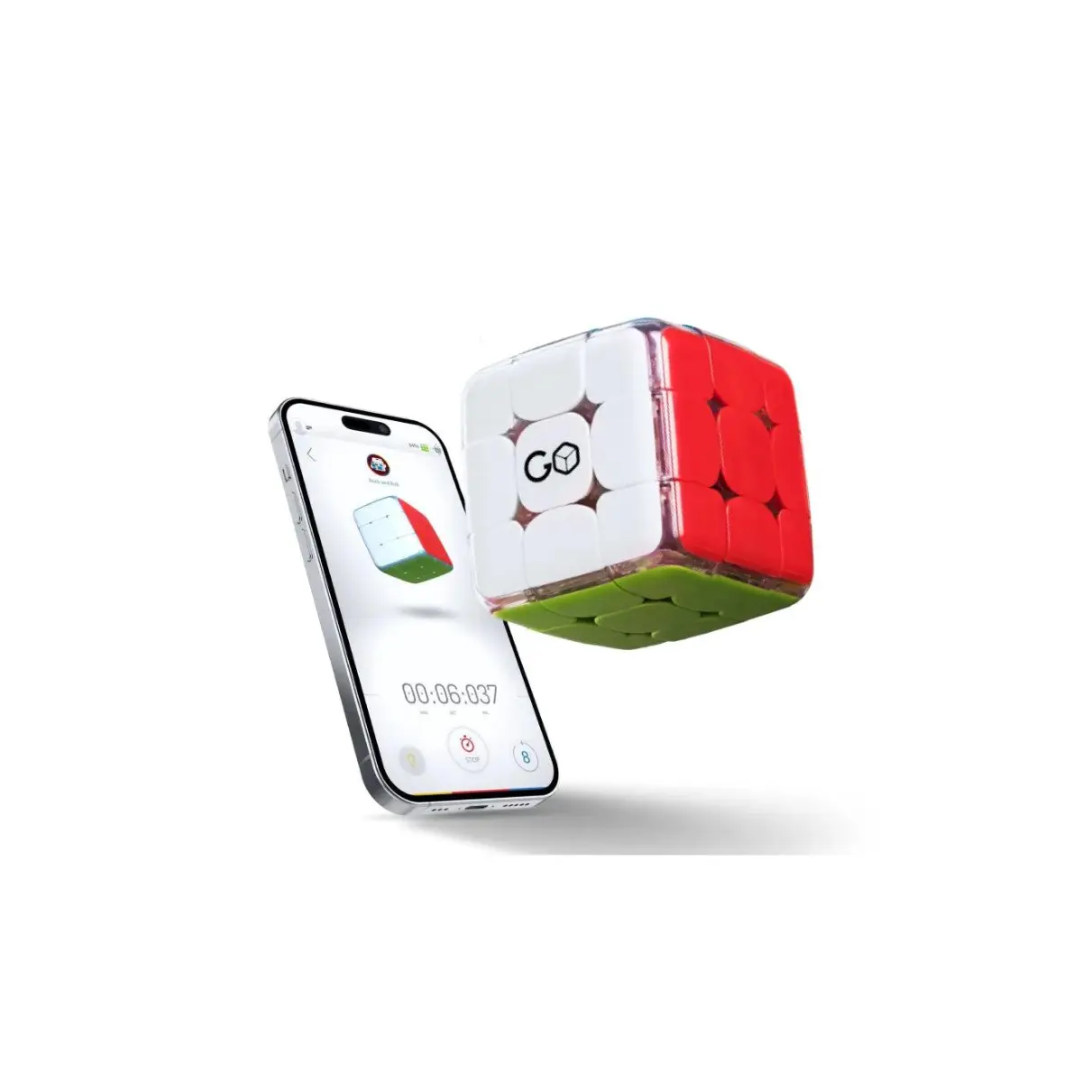 GoCube Edge Smart Bluetooth Speed Cube 3×3 – Interactive App-Connected Puzzle Cube with Tutorials, Games & Online Challenges