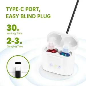OTC Rechargeable Hearing Aids for Adults | Invisible Universal Fit, No Adjustment & Comfortable Wear Healthcare Traditional Portable Kit