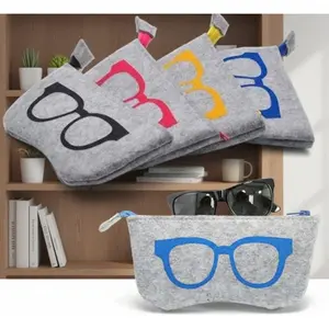 Multi-Function Travel Organizer Bag: Compact Cosmetic Pouch & Eyeglasses Case with Zipper, Lightweight Durable Portable Storage for Home & Business Trips, Minimalist Style Accessories Carrier Travel Organization Pouch