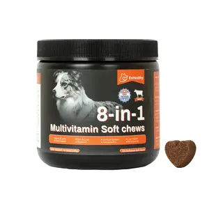 EnHealthy Probiotics for Dogs Soft Chews with Advanced Probiotic Spores 5 Billion CFU for Gut, Seasonal Allergies, and Digestive Health, Vet Reviewed, Premium Quality Ingredients