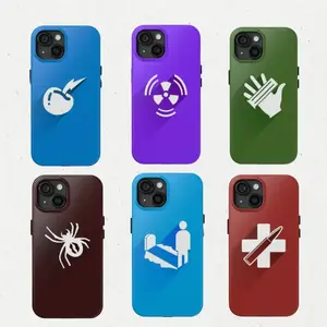 COD Zombie Black Ops Rubber Cellphone Case - Extra Durable Custom Shockproof Cover for iPhone 11-17 Pro Max, Gamer-Focused Casing, Handheld Phone Accessories