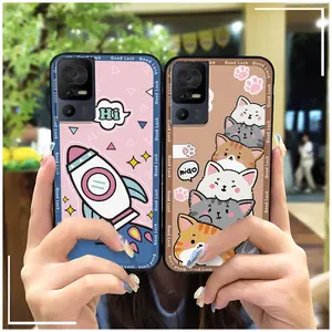 Durable Anti-dust Phone Case For TCL 40SE/T610K Waterproof TPU Protective Graffiti Anti-knock Shockproof Phone Protector Soft case Dirt-resistant Cell Phone Sleeve Cover Full wrap