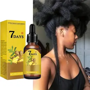 Ginger Hair Oil, Ginger Nourishing Scalp Massage, Hair Serum, Biotin Hair Serum, 7 Day Ginger Hair Serum for All Hair Types