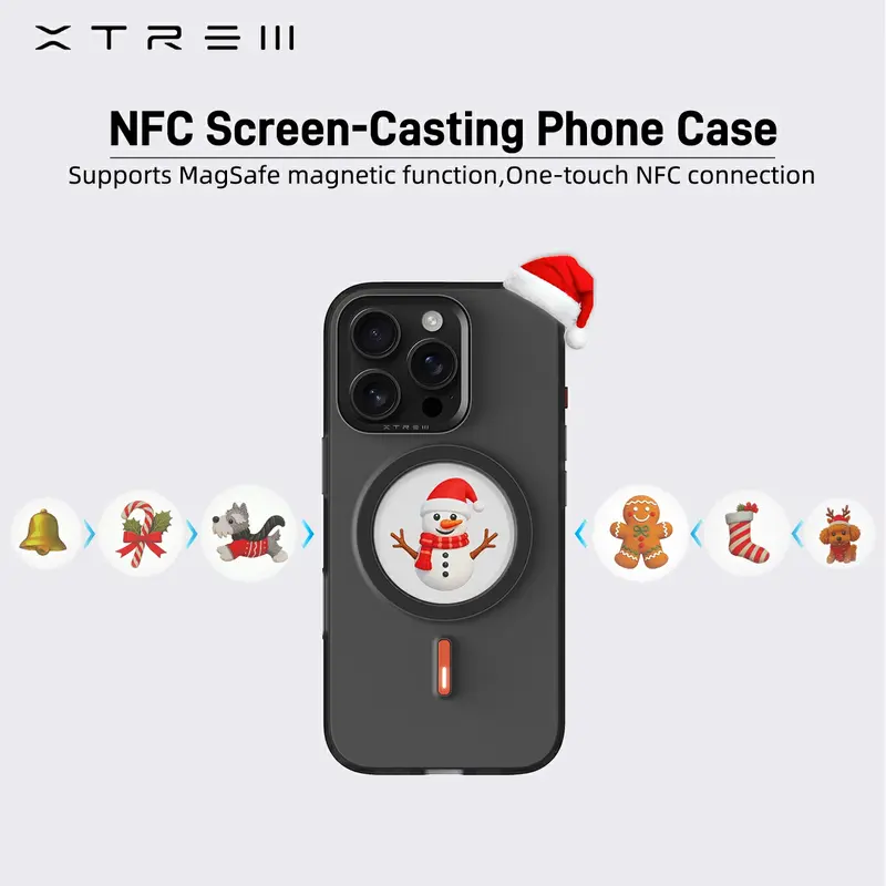 XTREM Smart E-Ink iPhone 16 Pro Max Series Phone Case with MagSafe