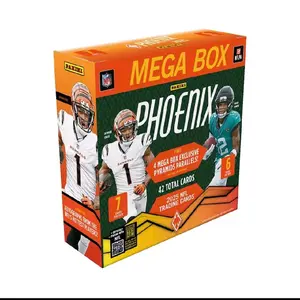 Panini 2025 Phoenix Mega Box - 42 Total Cards with 4 Mega Box Exclusive Pyramids Parallels NFL Trading Cards