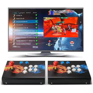 10000 Games in 1 Box Saga Arcade Game Console WiFi Function to Add Games Compatible PC Projector TV ,3D Games 4 Player Favorite List Save Search Hide Pause Games