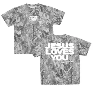 JESUS LOVES YOU TEE CAMO
