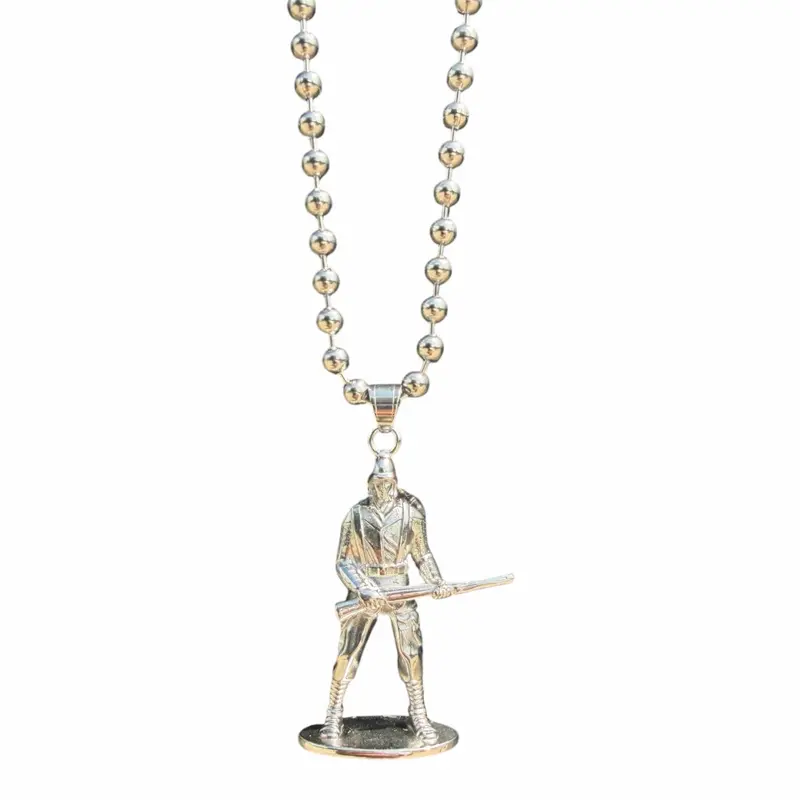 “saviors” Chain Necklace, Unisex Streetwear Trendy Neck Jewelry, Non-Tarnish Necklace