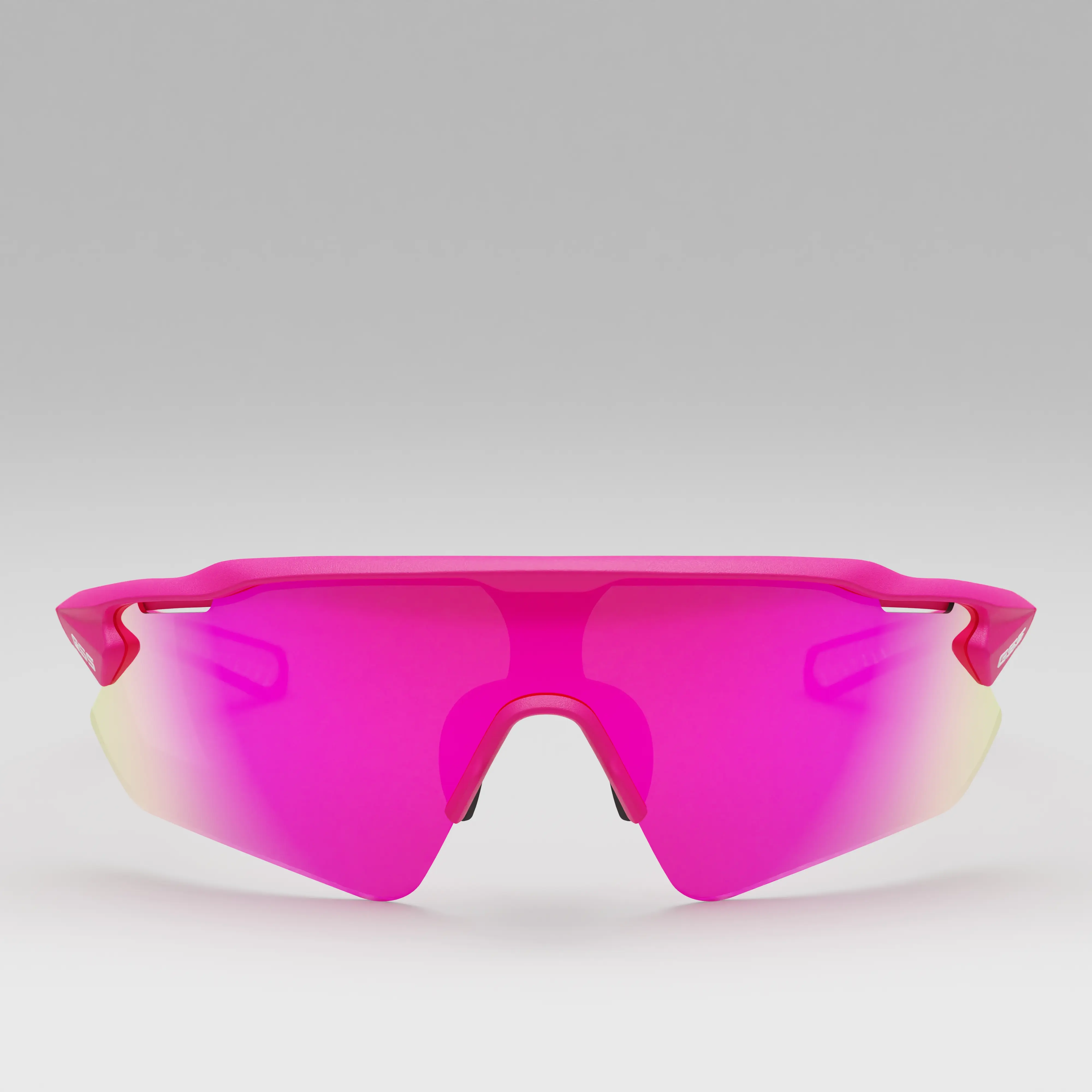 Interchangeable Sport Sunglass - Top Down Pink sporty sunglasses