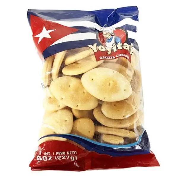 Yoyita's Cuban Crackers - 8 oz Snack Packs, Baked Galleta Cubana Biscuits, Ready-to-Eat Snacks