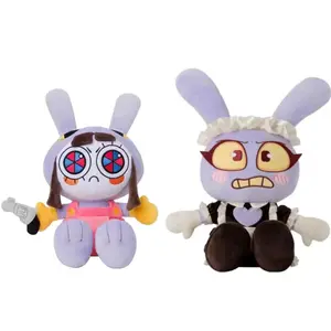 Maid Jax Plush Doll Maid Jax Digital Circus Plush Toy The Amazing Digital Circus Jax Toy Jax Maid Plush Halloween Christmas Gift