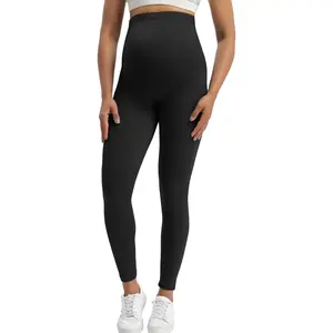 Women's Maternity Leggings over the Belly Pregnancy Active Wear Workout Yoga Tights Pants