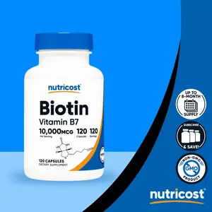 Nutricost Biotin Capsules (Vitamin B7)