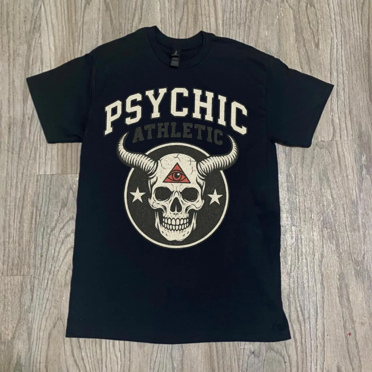 Psychic, athletic, trend, fashion, style, retro, skull, motor, eye of providence, all seeing eye