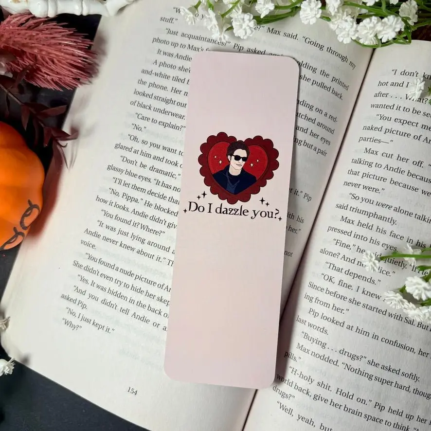 Do I Dazzle You Dual-Sided Cardstock Bookmark Sticky Label Diy Sticker