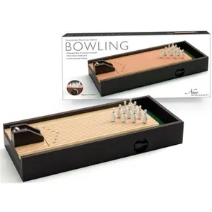 212 MAIN Desktop Bowling Set - Compact, Magnetic Reset Portable Indoor Game for Sports & Outdoor Enthusiasts