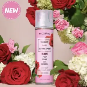 Prime Setting Spray - Rose, Makeup Fixing Spray, Refreshing and Relaxing - Cosmetic Makeup