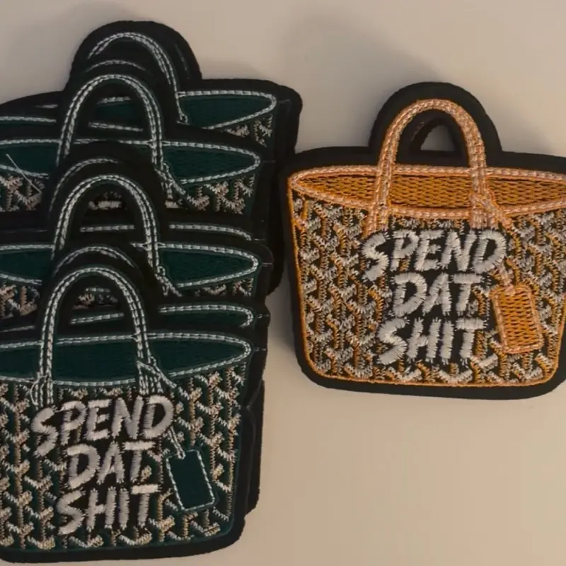 Iron On Embroidery Purse Patch - Durable Decorative Piece for Purse Repair, Style Enhancement, Suitable for Ladies of All Ages