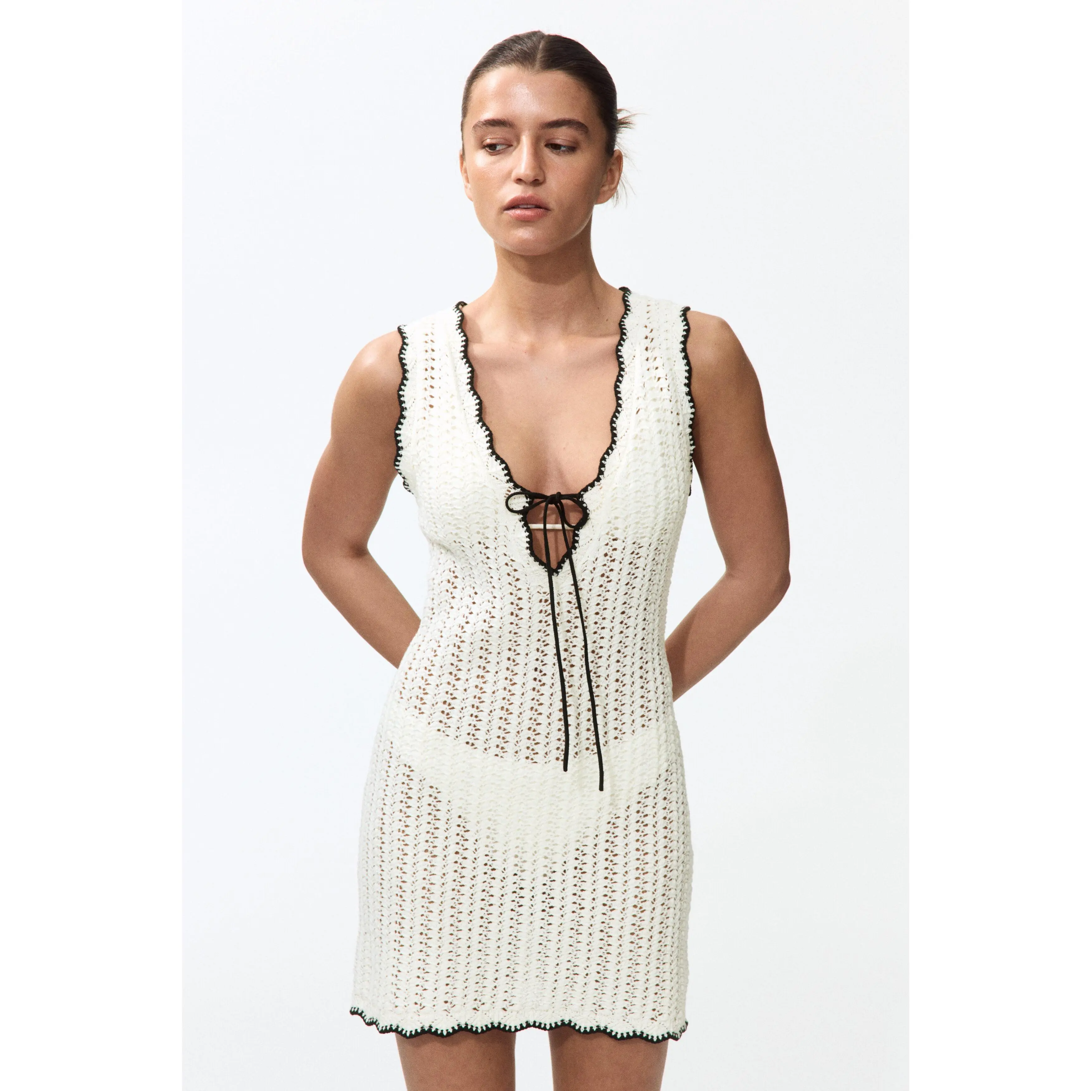 H&M Pointelle-knit beach dress