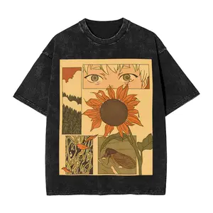 valentine shirts The Summer Hikaru Died Washed T Shirts Streetwear6 Hip Hop Vintage T-Shirts Yoshiki Tees for Men Women Cotton Oversize Printed