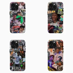 NBA YoungBoy Cool Rapper Hip Hop Music Artist Tough Phone Case. Edgy Streetwear Aesthetic Heavy Duty Shockproof Protective Smartphone Cover for iPhone 17 Pro Max 16 Air 15 14 13 12 11. Trendy Fan Gift Accessory.