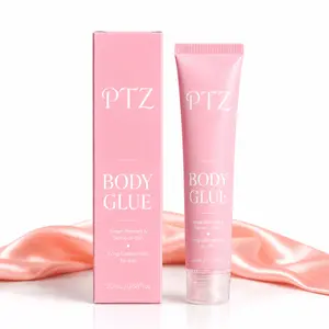 Body Adhesive Glue for Clothes 20ml, Sweat Proof, Water Wash Off Skin Adhesive, Fabric-Safe Liquid Fashion Glue Tape for Dancers, Women Bras, Wigs, Stockings