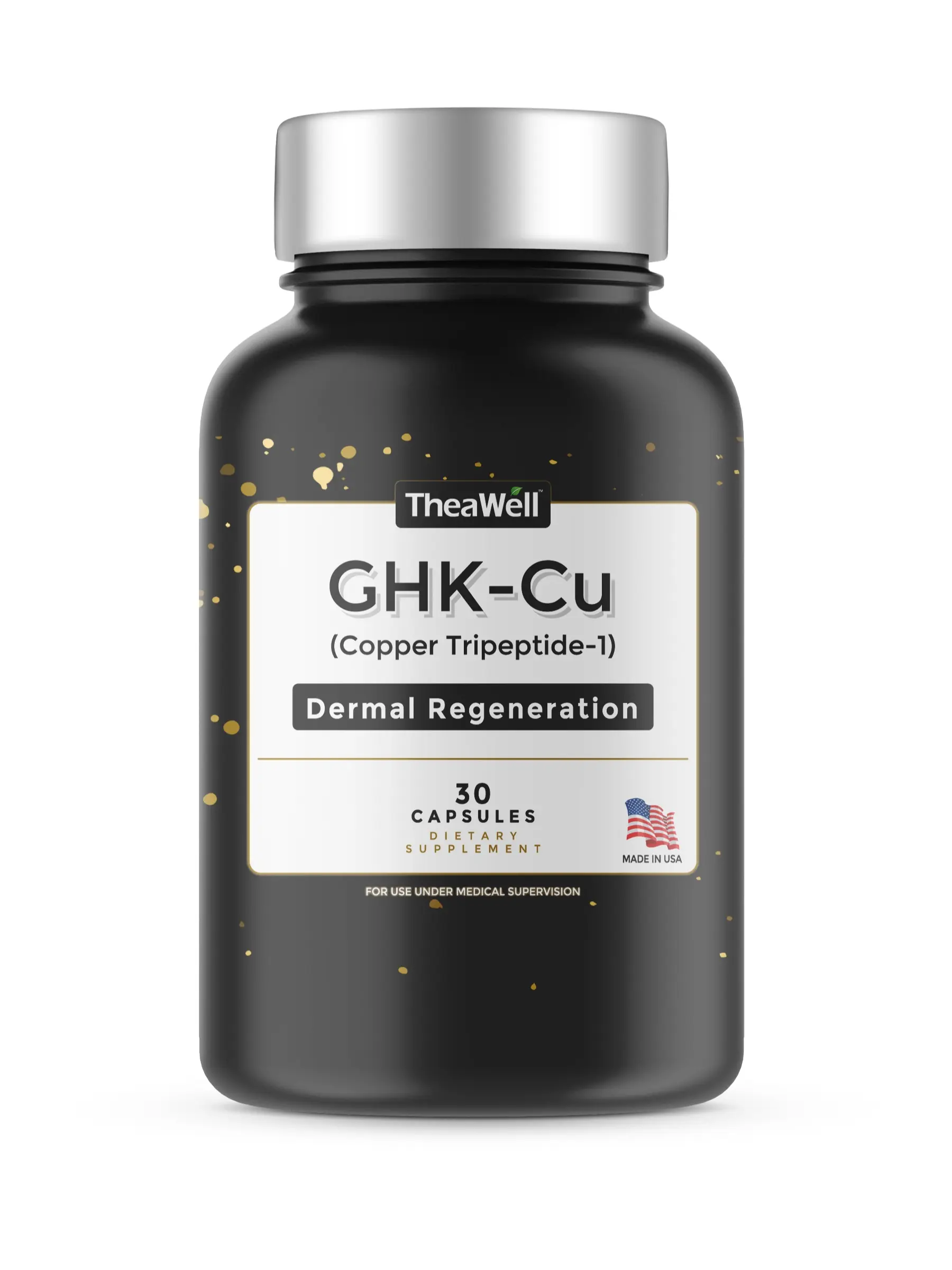 GHK-Cu Copper Peptide Dermal Regeneration Supplement 30 Capsules