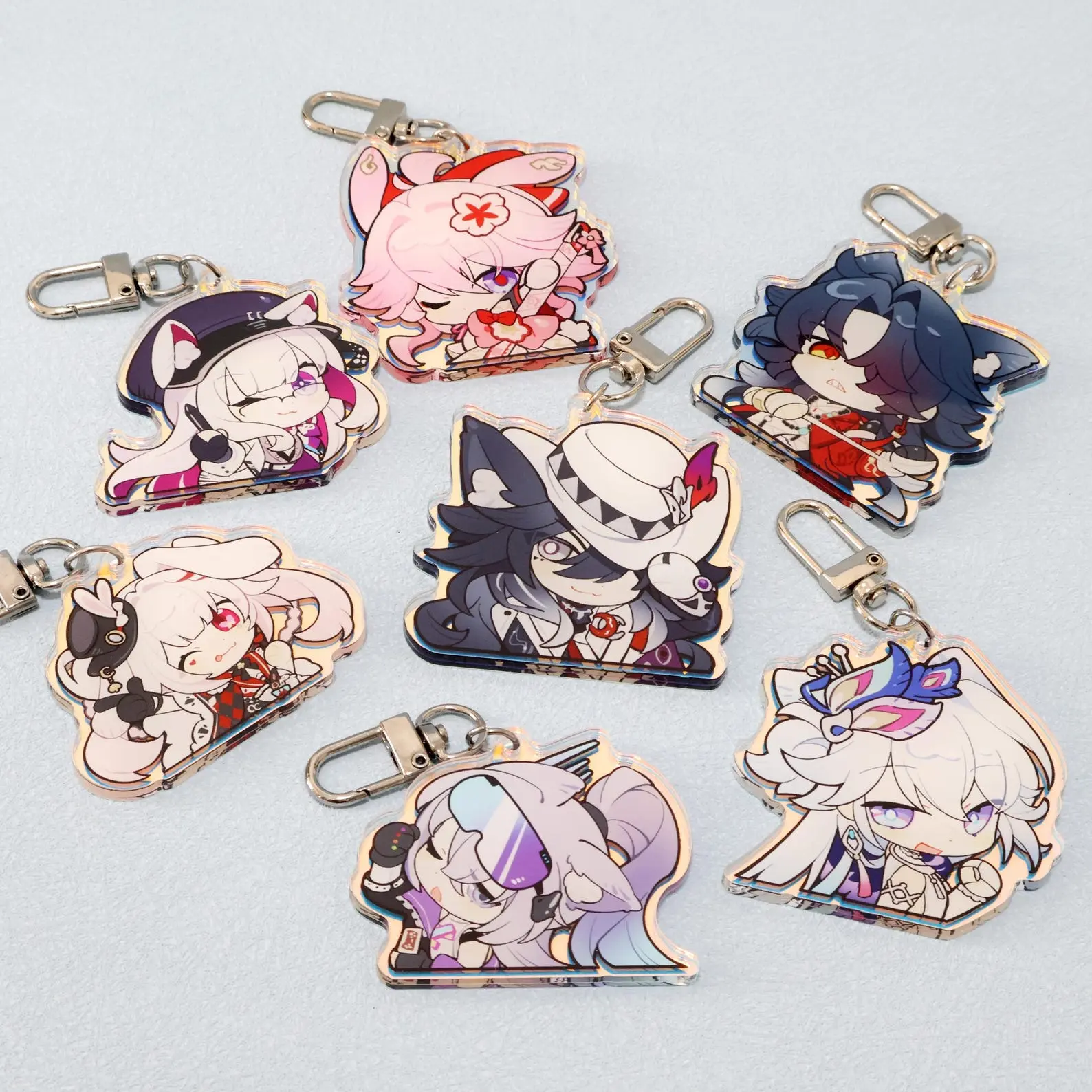 Limited Edition Laser Honkai Star Rail New character, new skin Acrylic Keychain, Great For Daily Use Or As Thoughtful Little Gifts For Your Friends And Yourself