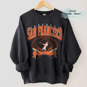 San Francisco Baseball Sweatshirt, Giants Crewneck, San Francisco Game Day Pullover