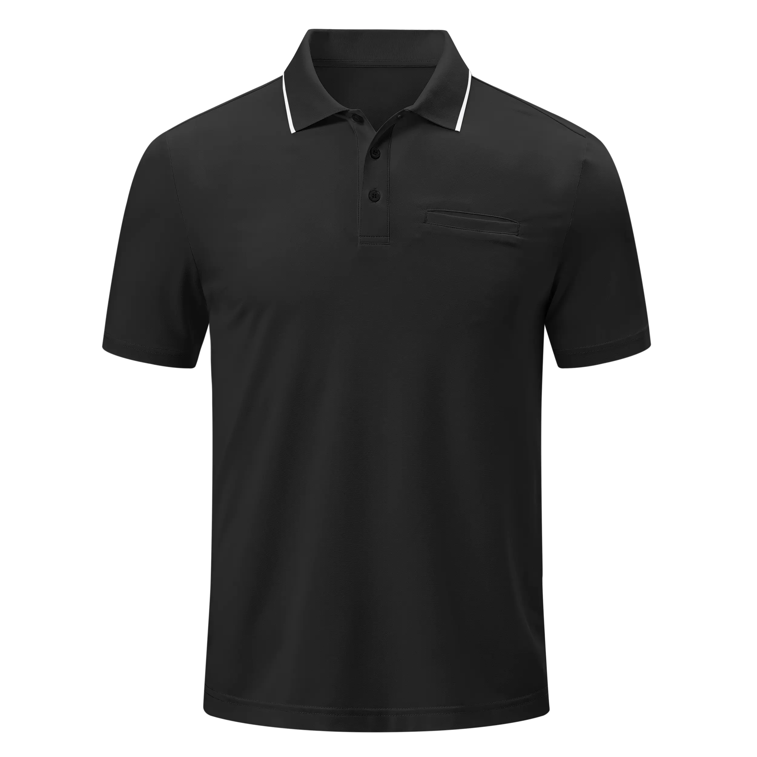 YSENTO Men's Polo Shirts with Pocket Short Sleeve Dry Fit Collared Golf Tennis T Shirts