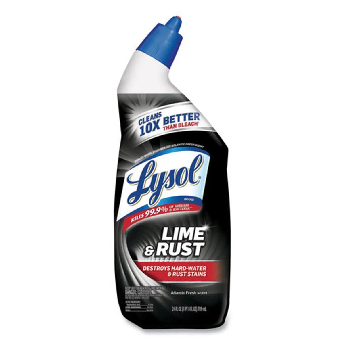 212 MAIN Lysol RAC98013 24oz Disinfectant Toilet Bowl Cleaner with Lime Rust Remover, Wintergreen Scent, for Household Toilet Cleaning