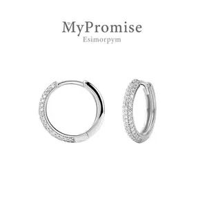 S925 Huggies Moissanite Earring Moissanite Jewelry Perfect Birthday Mother’s Day Gift for Men Women Wedding Set