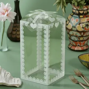 15pcs Transparent PVC Gift Boxes, Wedding Candy Boxes, Birthday Gift Box, Halloween Christmas Gifts, Romantic Small Gift Boxes, Party Decorations