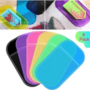 Diamond Art Painting Accessories Set, Diamond Painting Kit, Anti-Slip Tool & Sticky Mat Tray, Universal Mount Holder, Universal Fit, 5.6x3.3 Inch, Adult Craft Supplies