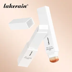 Longlasting Matte Blanc Cover Cream Stick, Concealer Foundation Hybrid, Color-Changing Foundation, Self-Adjusting Color, Medium to Full Coverage Dewy Finish, No Greasy, Lightweight and Smoothly Blending, Dual-Ended with Detachable Brush, Makeup, Cosmetics