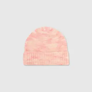 Pink Mohair Beanie