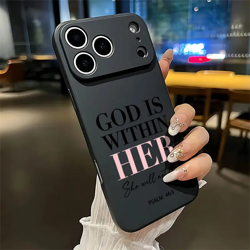 Black-Pink Bible Psalms Quotes Christian