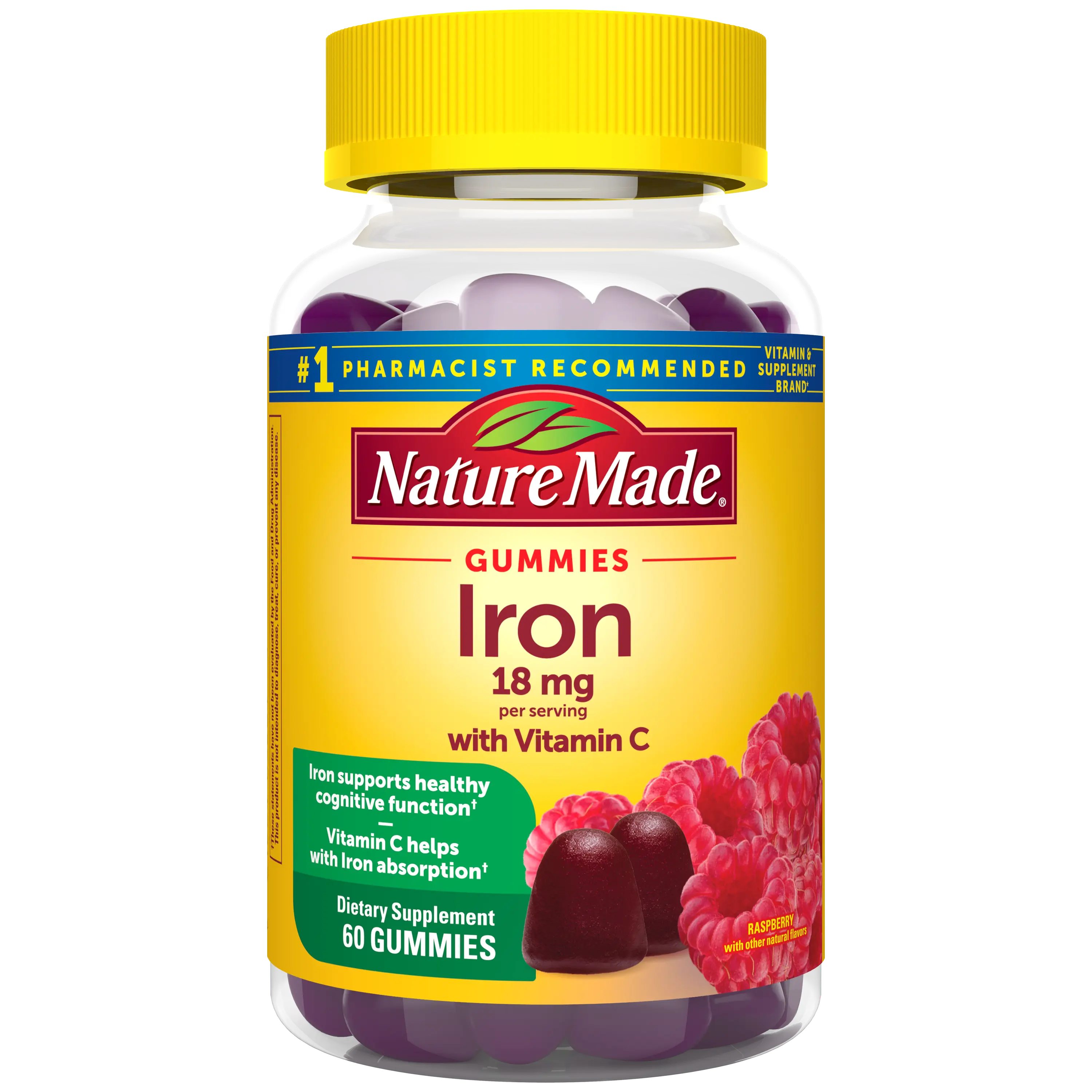 Iron 18 mg Gummies with Vitamin C Iron 18 mg Gummies with Vitamin C