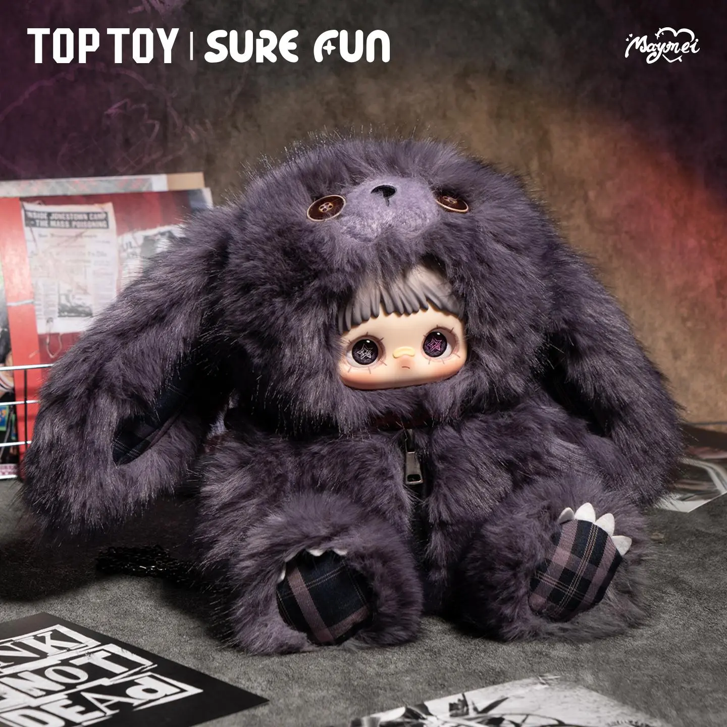 TOPTOY MayMei Rebel Doll Backpack Series Soft Plush Blind Box - 400% Rebellious Kawaii Aesthetic Mini Blind Bag Set, Cute Doll Figure, Perfect Gift for Birthdays & Holidays for Collectors, Any Occasion tiktokshopbacktoschool