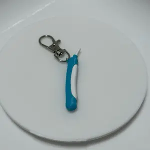 Purewick badge keychain