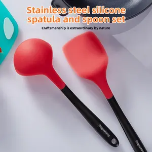 Food‑Grade Silicone Spatula, Heat‑Resistant Non‑Scratch Kitchen Utensil, Durable Cooking Tool for Non‑Stick Pans