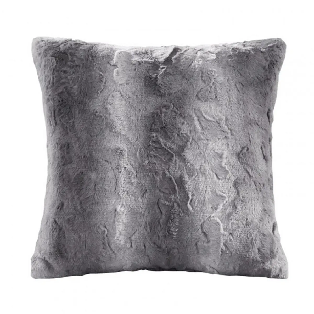 212 MAIN Zuri Reversible Brushed Faux Fur Square Home Throw Pillow - 20x20 in., Polyester, Modern Luxe, Oversized Pattern for Outdoor Sofas