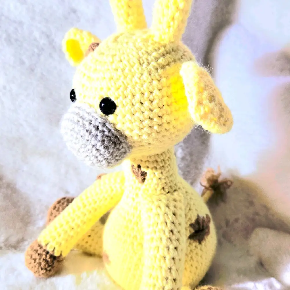 Little Giraffe Buddy – Handmade Crochet Toy
