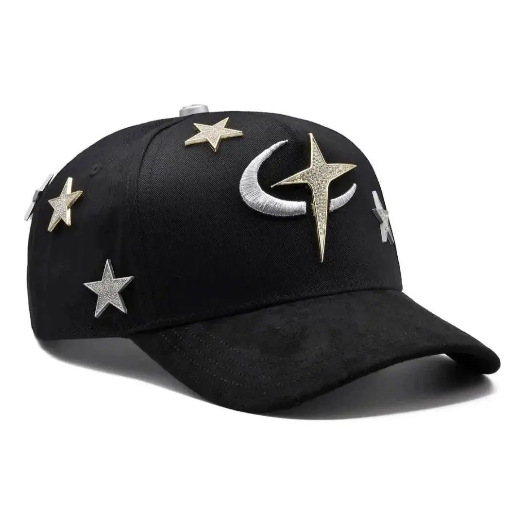 Galaxy CT G5 Solid Black Baseball Cap, Adjustable Unisex Casual Hat for Everyday Wear and Outdoor Activities