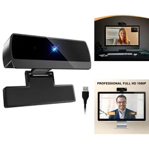 24MP 4K Ultra HD Webcam with Microphone – USB Plug & Play Wide Angle Web Camera for PC, Laptop & Mac, Auto Light Correction, Pro Streaming Camera for Zoom, Teams & Online Meetings (IMX132 Sensor, F2.2 Aperture)