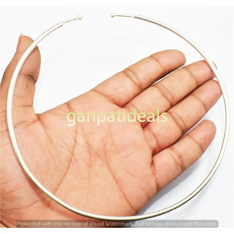 1pc Choker Collar Beautiful Flexible & Easy to Wear Necklace 925 Sterling Silver