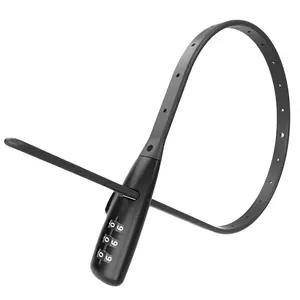 OKG Zip Tie Lock - 3-Digit Combo Bike Lock for Cabinet, Helmet, Skateboard, Fridge, Luggage, BBQ, Stroller, Scooter, Fence Door - 1 Pack