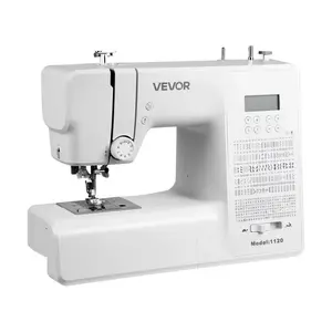 【Summervibes】VEVOR Computerized Sewing Machine, 200 Stitch Applications, with LCD Screen, Foot Pedal and LED Light, Heavy-Duty Metal Frame, Digital Sewing Machine with Powerful Motor for Crafts and Mending
